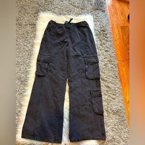 Dark gray cargo pants